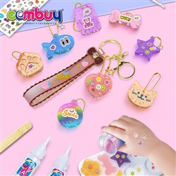 KB054030 KB054031 - Crystal pendant cute decorative toy kids glue diy art craft kit